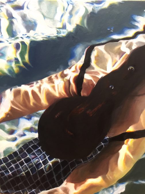 'Untitled' is an oil painting by Nicole Nicodemus