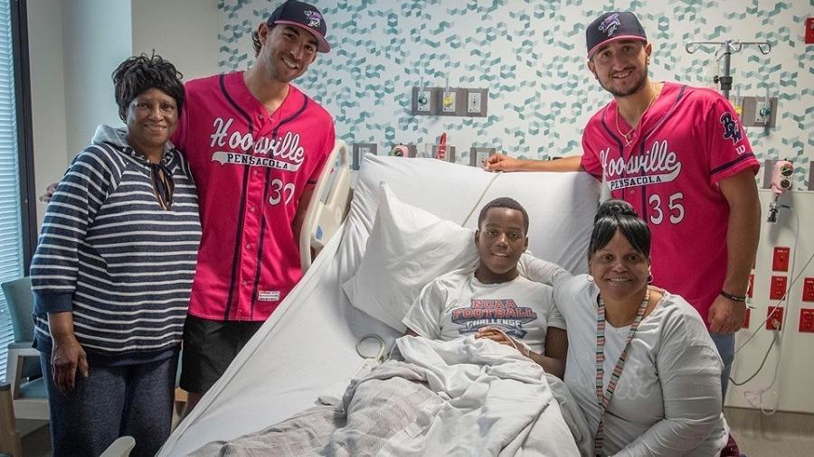 Pitcher Throws Himself into Community Service