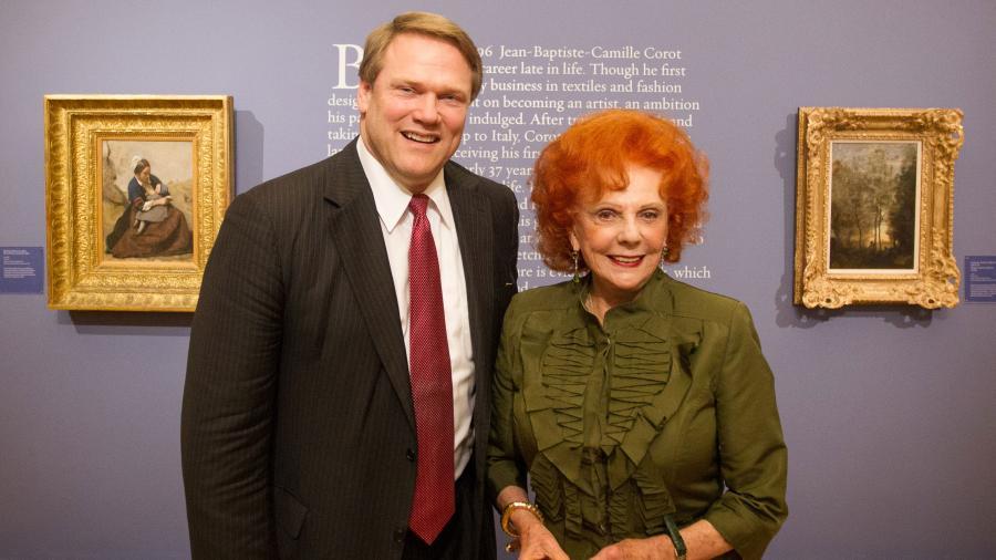 Corot Exhibit Honors Ridley-Tree