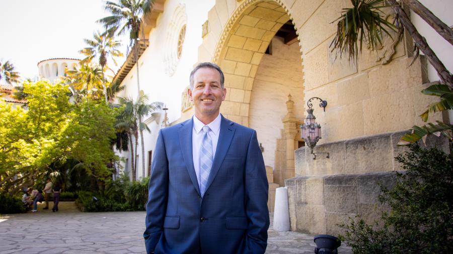 Chris Chirgwin at the Santa Barbara County Courthouse