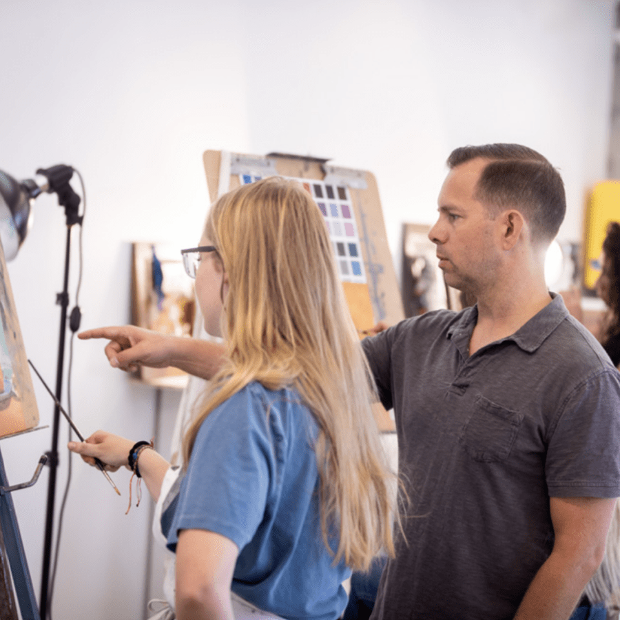 scott anderson at art show