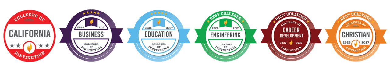 colleges of distinction badges 2026