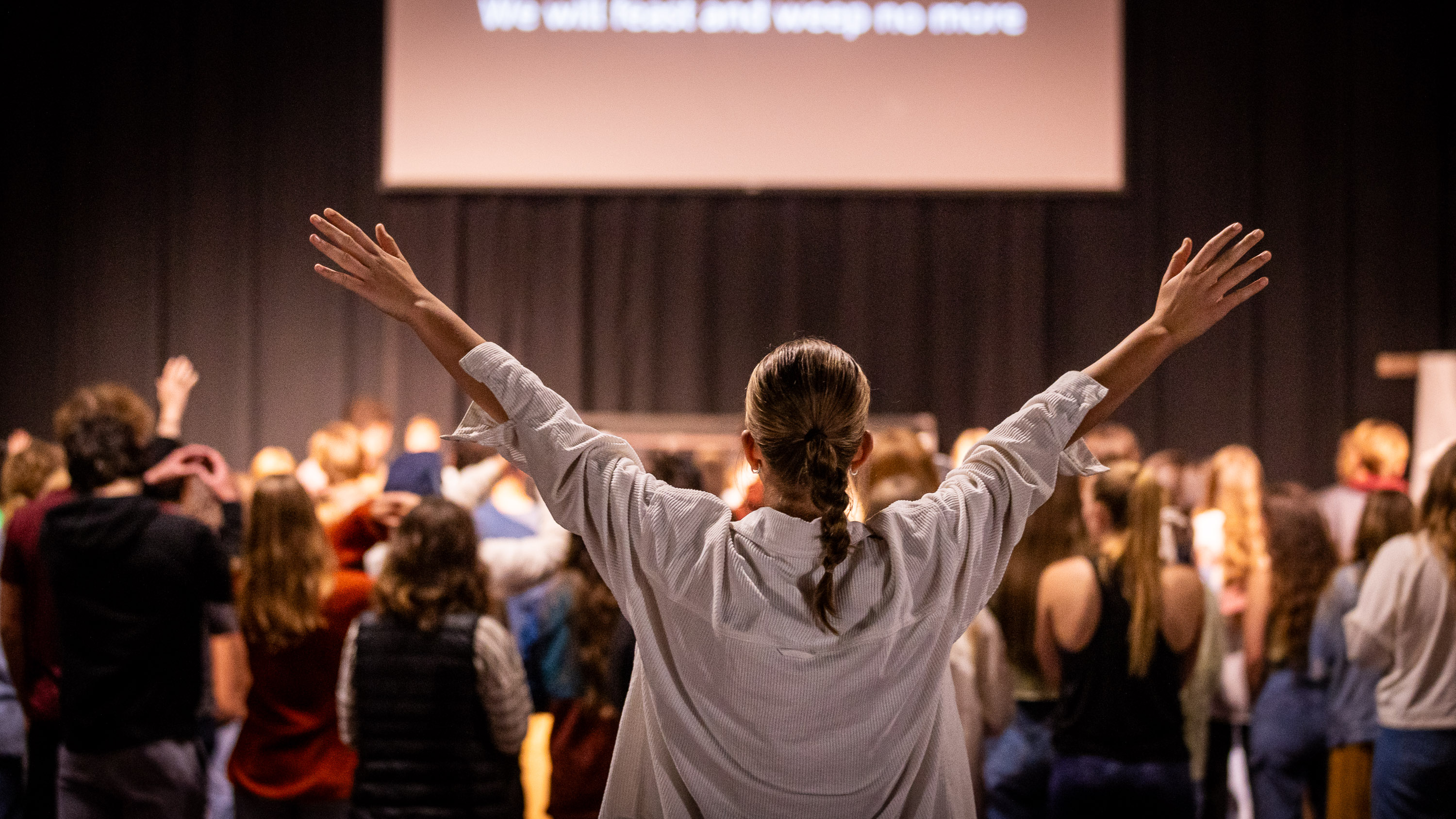 westmont woman worshipping