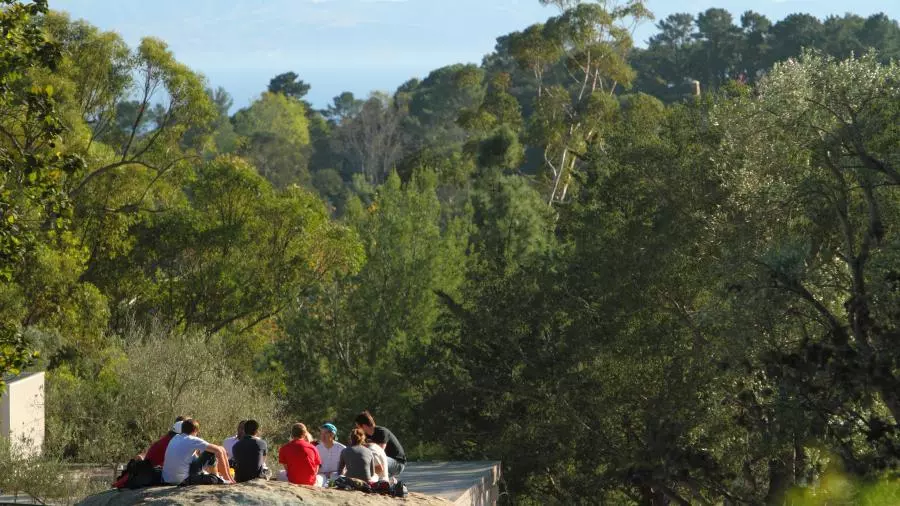 westmont students sitting